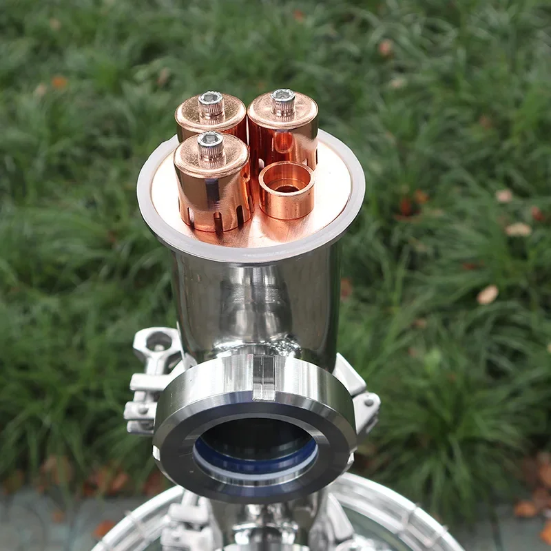 HOOLOO ST65 التدفئة الكهربائية المنزل لا تزال الفولاذ المقاوم للصدأ الكحول المقطر Moonshine جهاز براندي ويسكي الفودكا رم #5