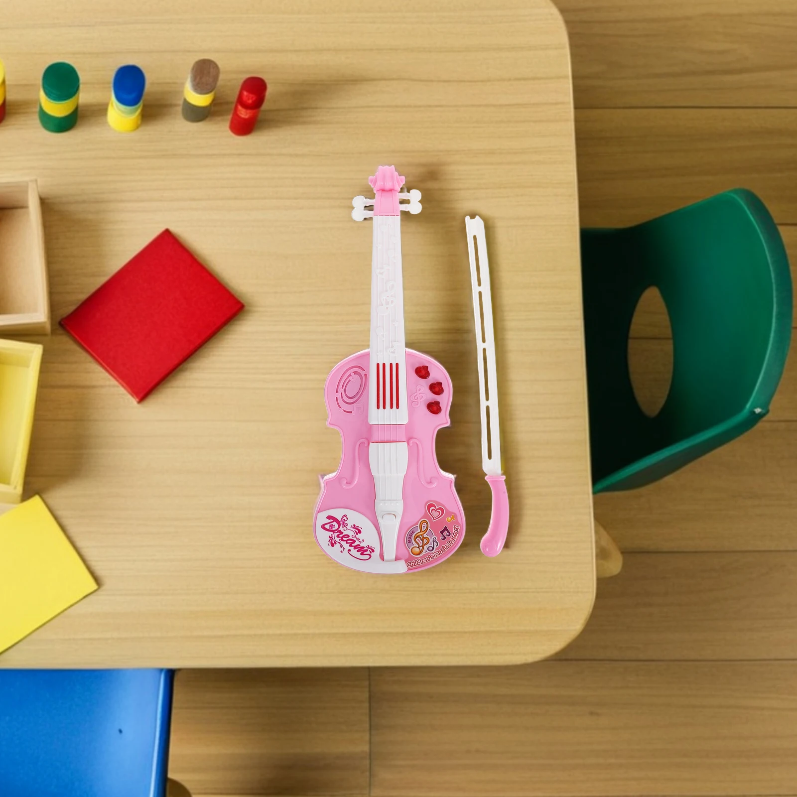 

Children's Electronic Violin Childrens Toy Kid Plaything Instruments Abs Plastic for Kids Toddler