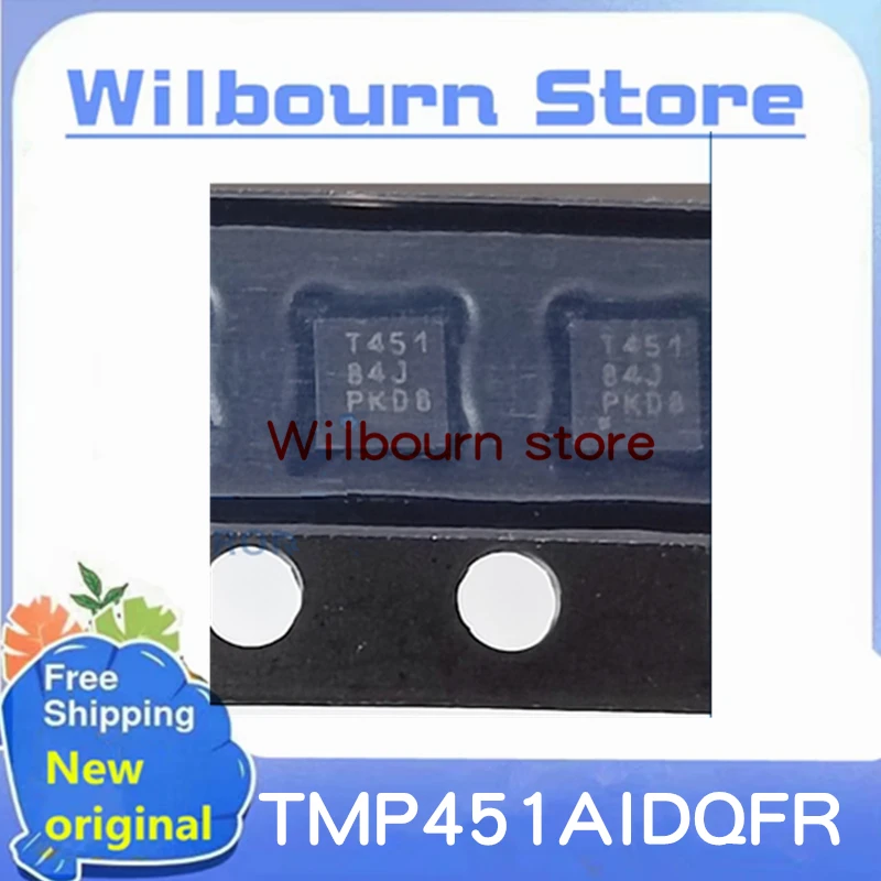 

Новый оригинальный (5-10 шт.) 100% новый TMP451AIDQFR TMP451AIDQFT TMP451AIDQF TMP451 T451 WSON8 чип датчика температуры