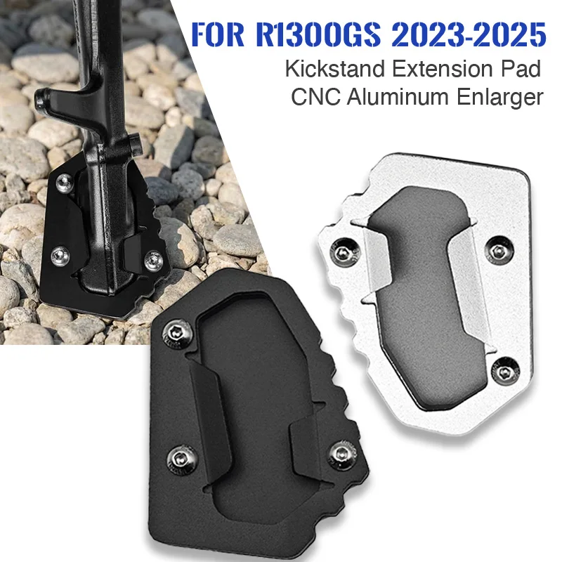 

for R1300GS 2023 2024 2025 R 1300 GS Motorcycle Accessories CNC Aluminum Kickstand Enlarger Extension Pad Side Stand Foot