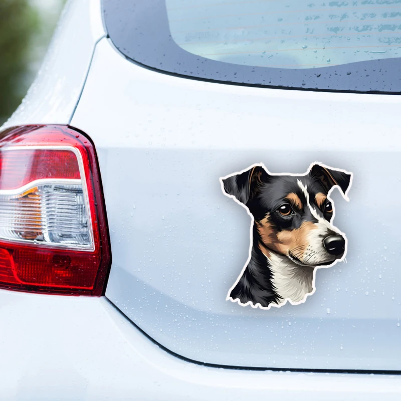 Car Sticker Decal Cute Jack Russell Terrier Sticker - Creative Niche Vinyl Car Stickers Waterproof Motorcycle Stickers