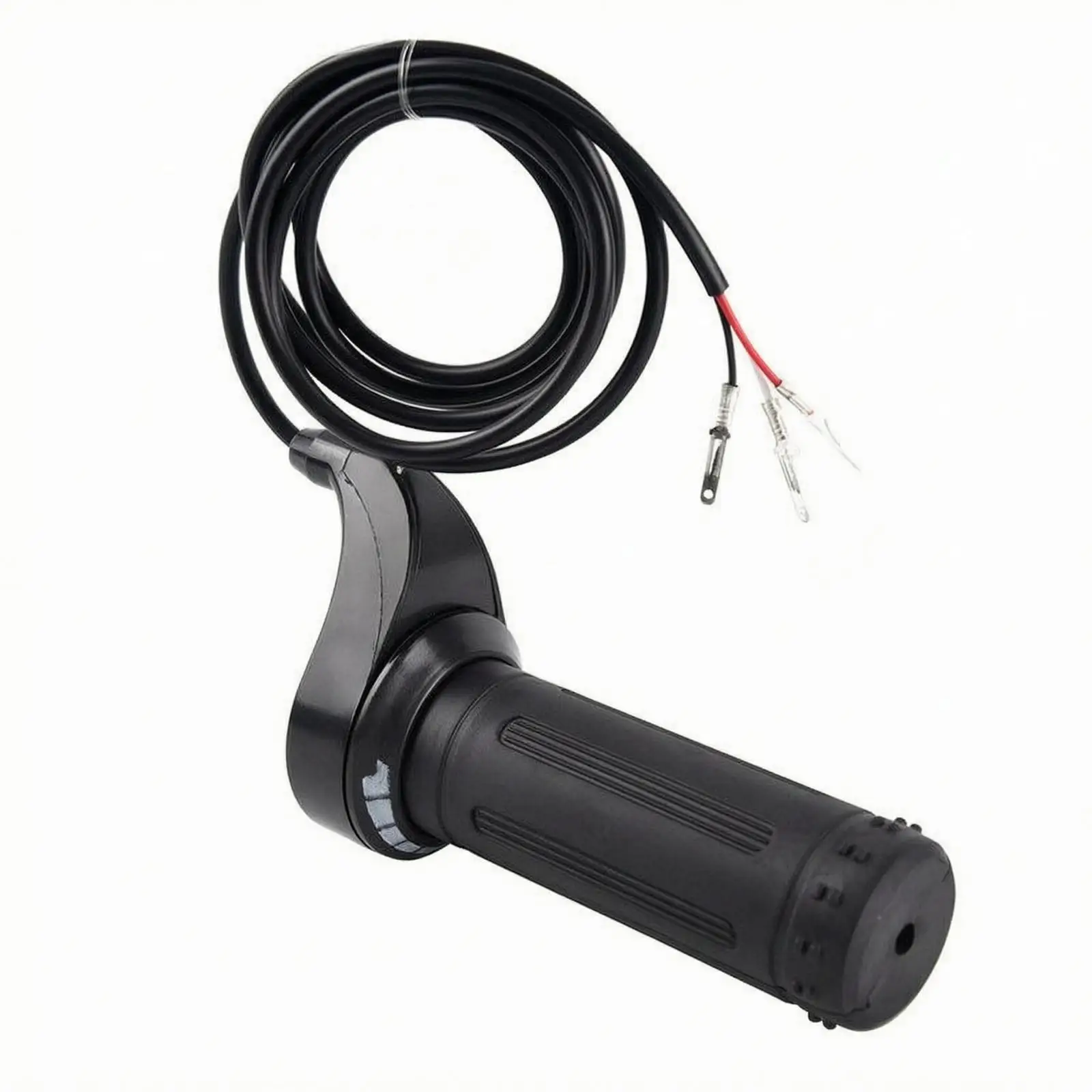 Electric Vehicle Throttle Twist Grip Handlebar Mount Cable 1.2m Hall Sensor for 24V 36V 48V E Bike Systems