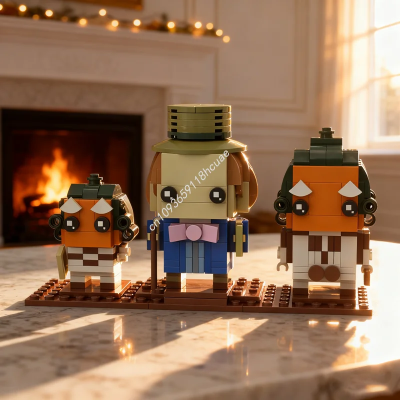 

429 шт. MOC Willy Wonka и шоколадная фабрика, модель, строительные игрушки, блоки, строительные блоки, сделай сам, рождественский подарок, креативная идея, кирпич