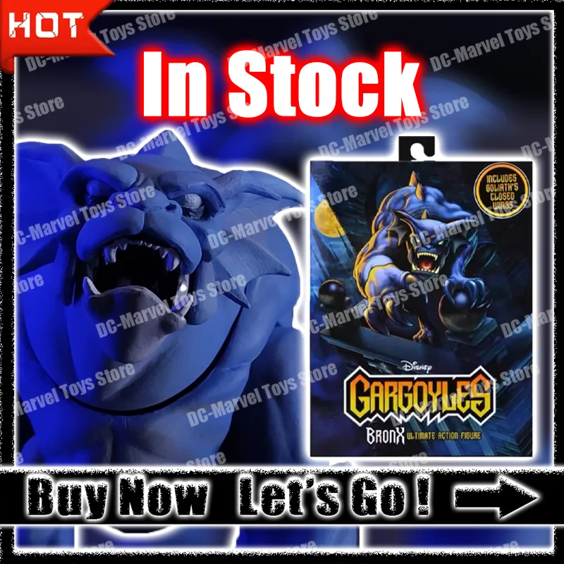 In Stock Neca Gargoyles Bronx Ultimate Nocturnal Dragon Big Dog Accessory Ornament Model Statue Anime Figure Customized Gift Toy