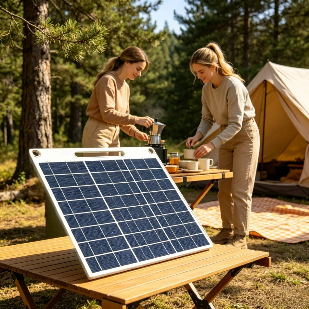 Water Resistant 15W 20W Solar Panel Portable 5V Dual USB Fast Charging Outdoor Emergency Power Charger for Camping Hiking RV