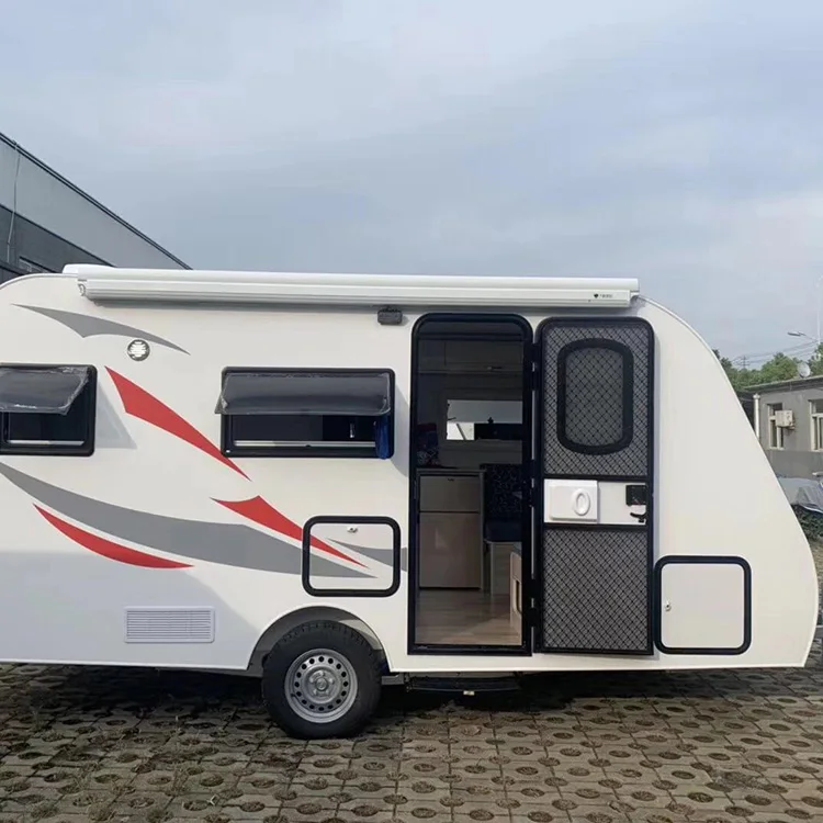 Prezzo economico 620X1800mm Porta camper in stile americano con porta interna Telaio in alluminio Porta camper camper di buona qualità