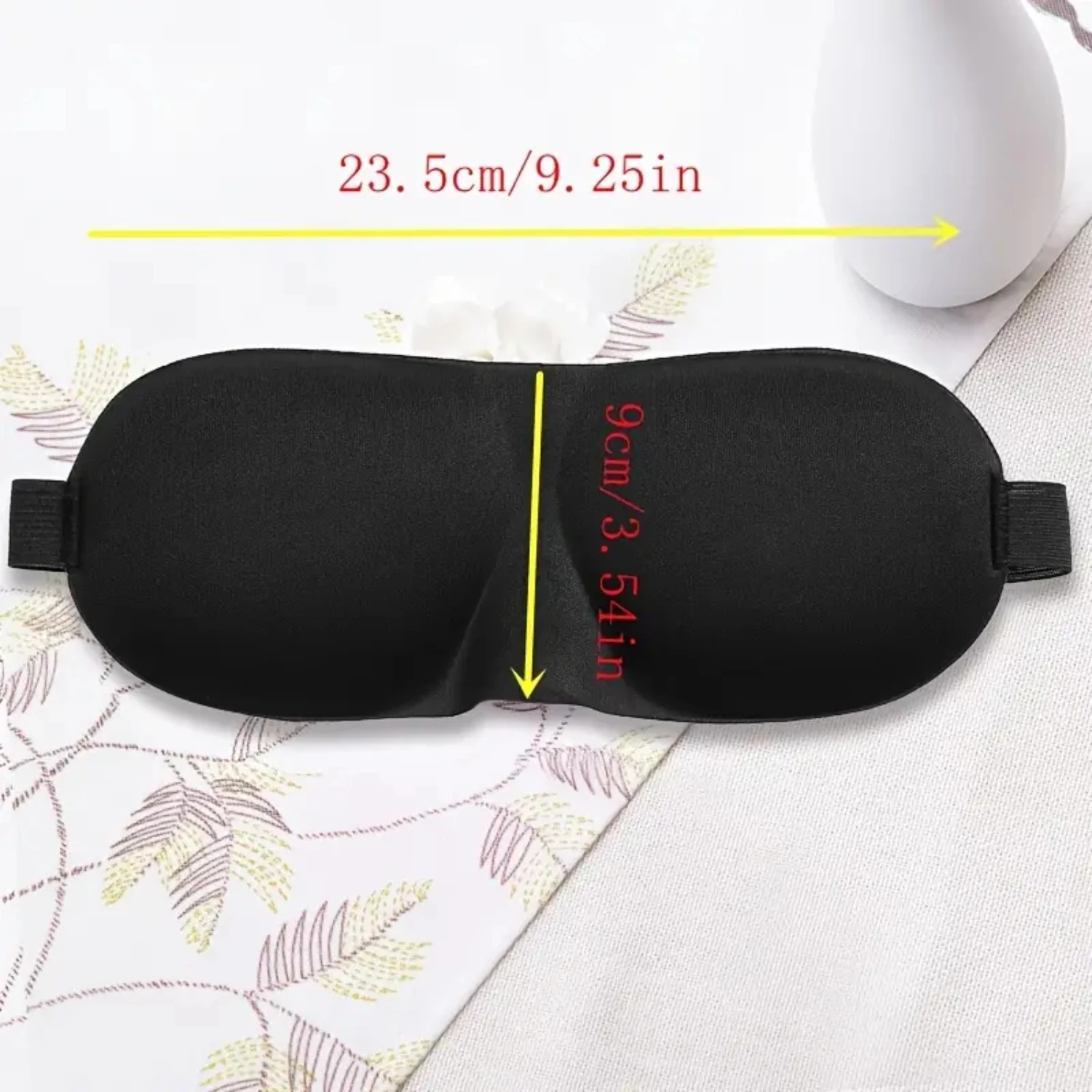 Soft 3D Sleeping Eye Mask for Travel Rest Aid - 1pc, Comfortable Cover Patch Pad for a Luxurious Sleep Experience