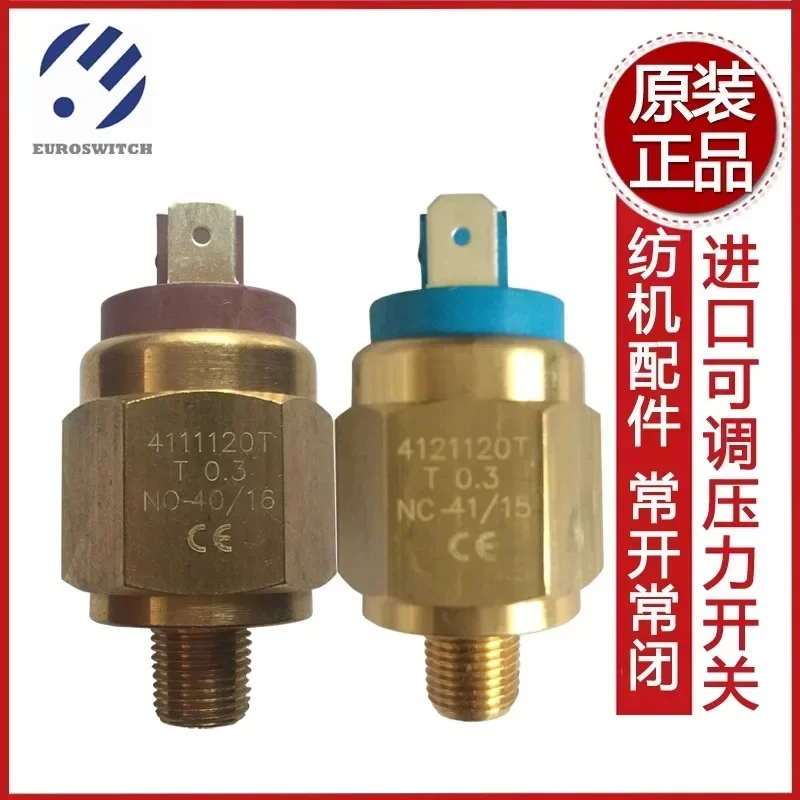 Adjustable air pressure hydraulic oil pressure normally open normally closed single pole double throw vacuum pressure switch