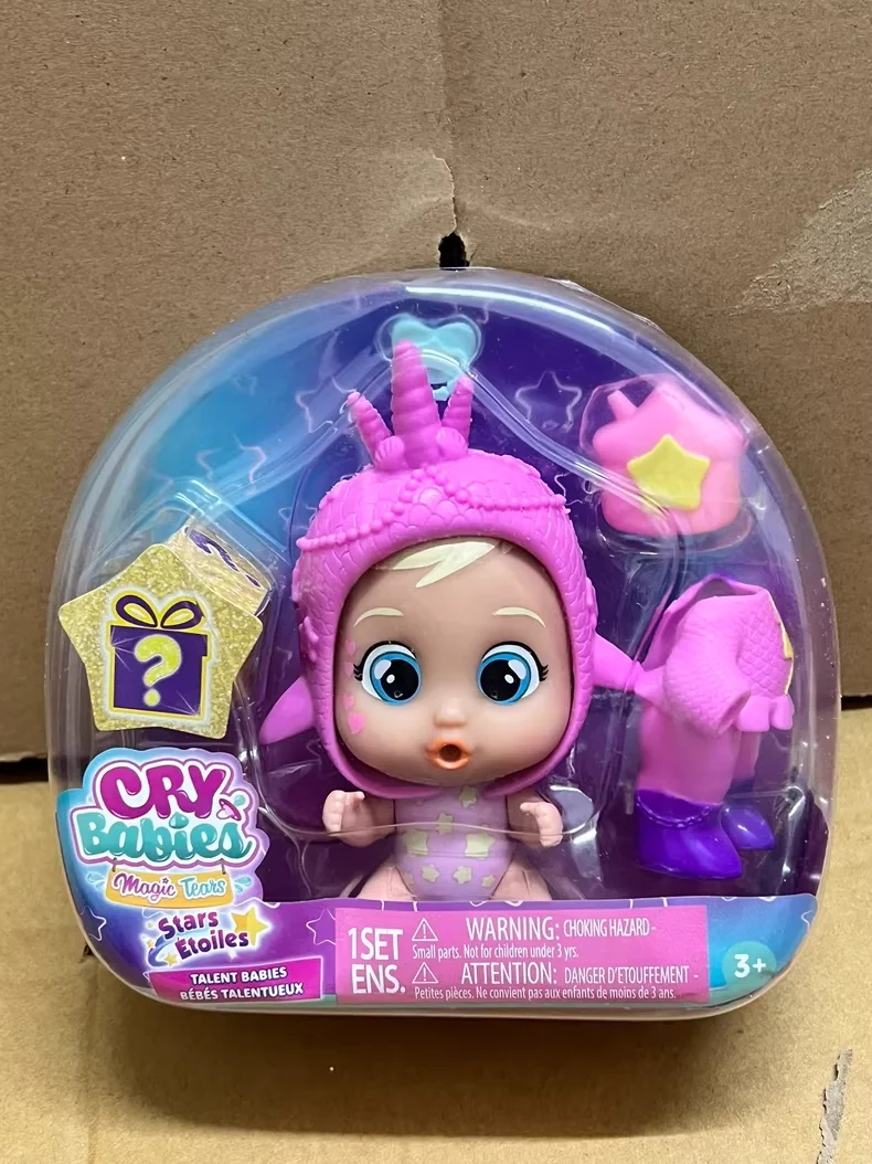 دمية Cry Babies Magic Tears من العلامة التجارية الأمريكية - لعبة قطيفة رائعة للكبك مع ميزة دموع سحرية للأطفال والأطفال الصغار