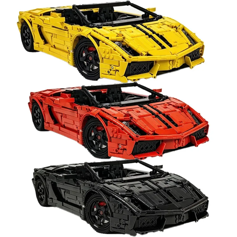 

Конструктор MOC-168062: Модель суперкара, 2724 детали, развивающая игрушка для детей, подарок на День рождения, Рождество, Новый год