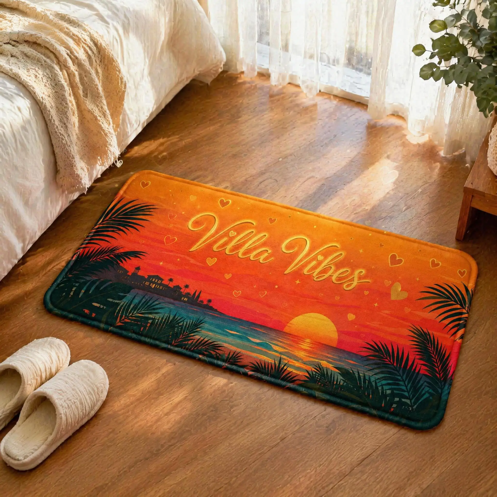 Fashion Simple Slogan Doormat Absorbent Mud Trapping Washable Front Door Rug For Bathroom Hallway Home Decoration