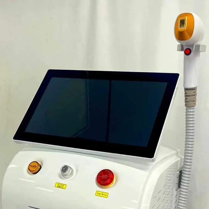 

Лазерный диодный аппарат для удаления волос: профессиональный, безболезненный, портативный, с титановым охлаждением, 3 длины волны, для перманентной эпиляции