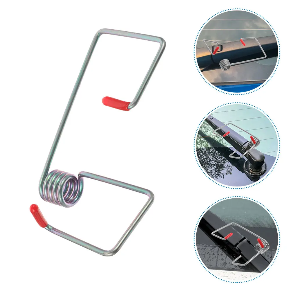 

2pcs Wiper Spring Windshield Accessories Metal Pressure Part Replacement Arm Tension Spring Wiper Blade Component Car Wash