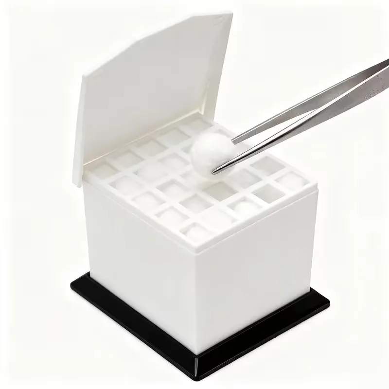 Built-In Spring-Loaded Retractable Cotton Ball Storage Box, Single-Pack Dental Cotton Dispenser, Mesh Design for Ventilation and Moisture Protection, Convenient and Easy to Access, Suitable for 36 Different Occasions Including Holiday Gifts and Daily Use