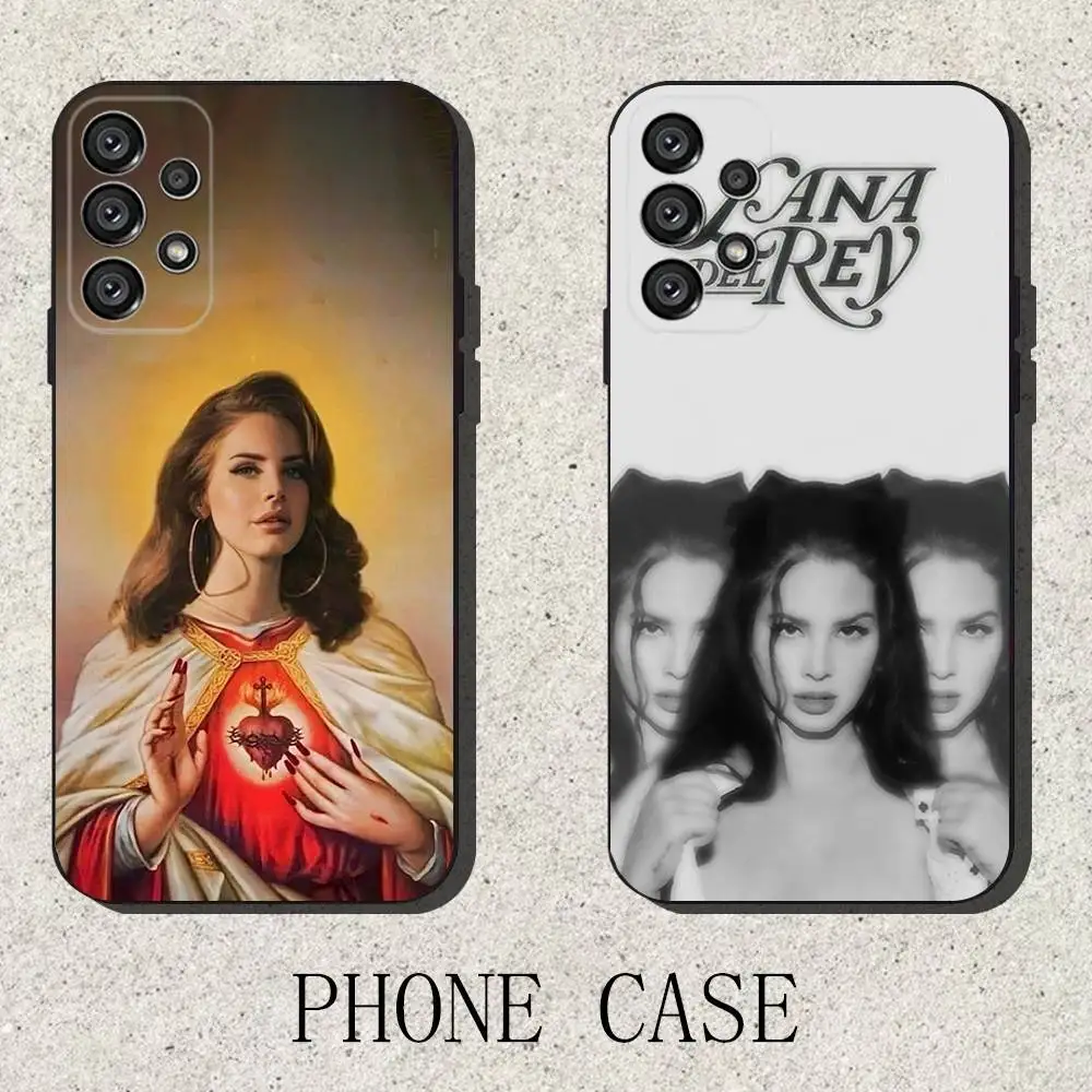 

Singer L-Lana Del R-Rey Phone Case For Samsung S25,S24,S21,S22,S23,S30,Ultra,S20,Plus,Fe,Lite,Note,10,9,5G Black Cover