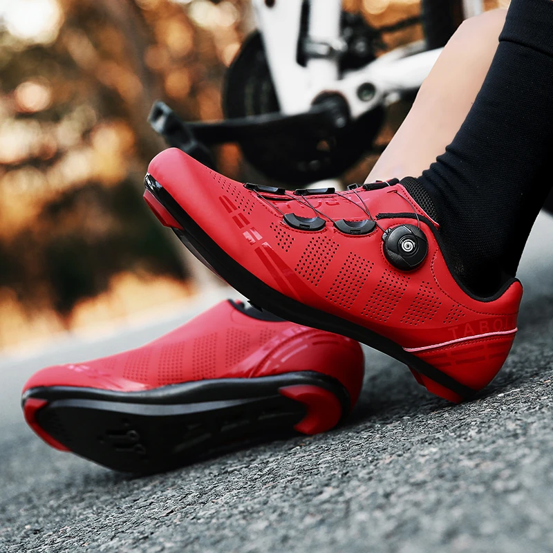 LiXingMing Cycling Shoes Road Bike Men Racing Contest Self-Locking Speed Bicycle Sneakers Women Spd Cleats Cycling Footwear