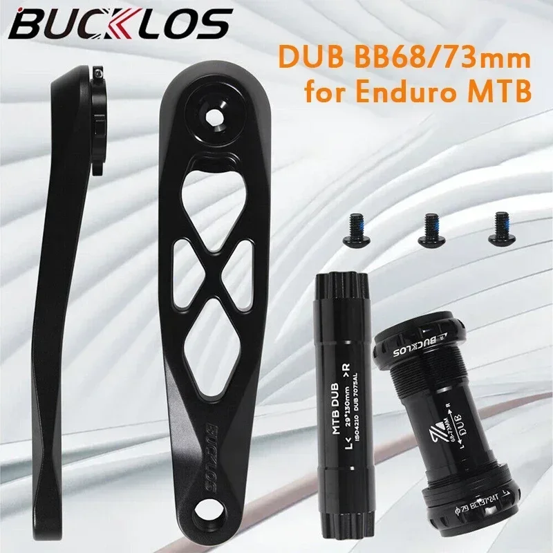 

BUCKLOS Mountain Bicycle Crankset 170mm 29mm DUB Crank Arm MTB Enduro Bike Hollow Crank Boost BSA BB68/73mm for DH AM XC Parts