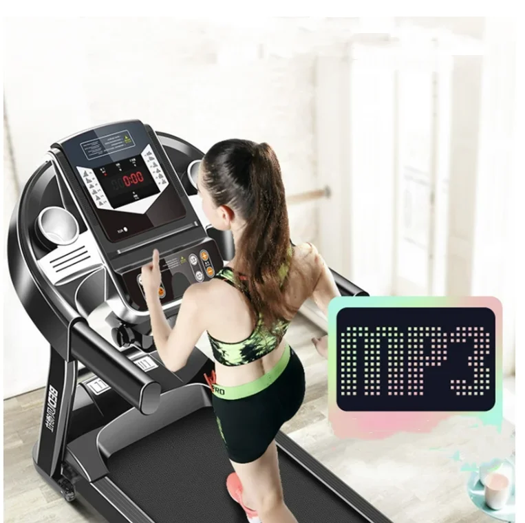 Home use folding silent indoor fitness weight loss small mini walking men and women treadmill high quality electric treadmill