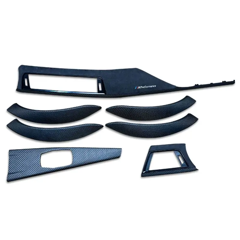 

Real Carbon Fiber Interior Accessories Parts Trim for BMW 3 4 Series 3GT F30 F31 F32 F34 F36 Center Console Dashboard Alcantara