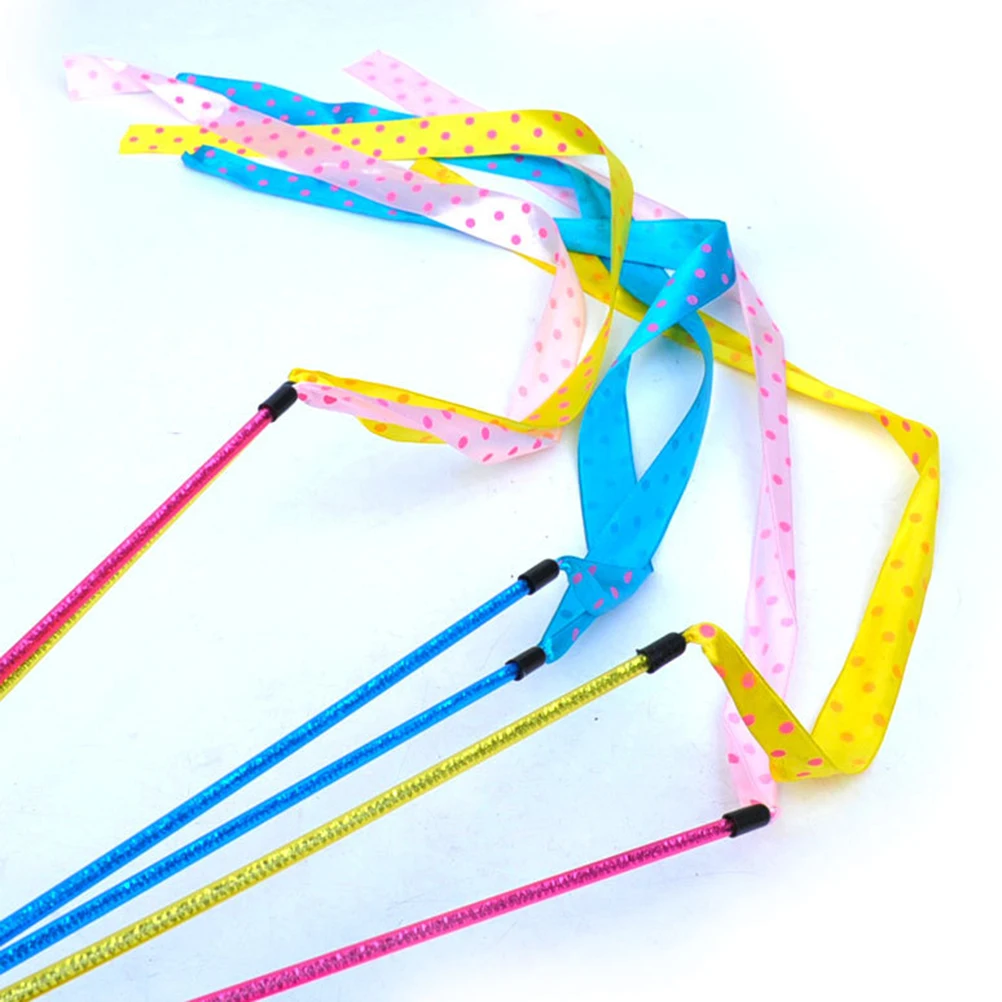 

3 Pcs Cat Teaser Ribbon Adorable Interactive Play Strengthen Bonding Keep Cats Healthy Active Cat Toy