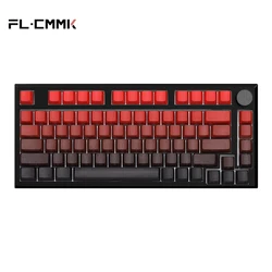 FL·ESPORTS MK750 Kit Hot Swap RGB Backlight Gaming Mechanical Keyboard 82-Keys Bluetooth Wireless 2.4G Tri-Mode DIY Keyboard Kit