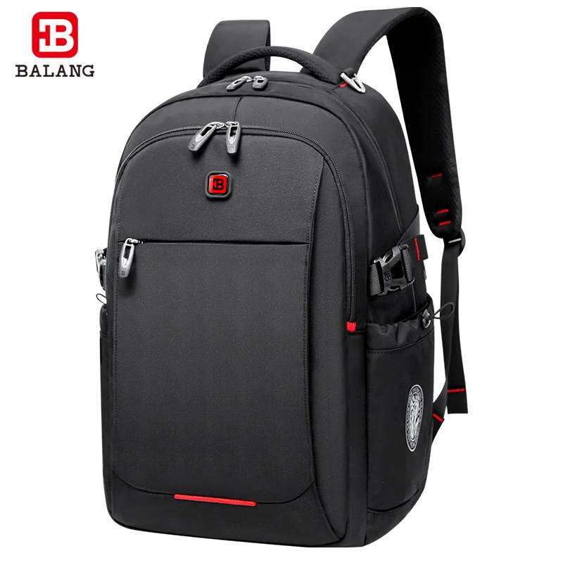 

BALANG Men Travel Backpack Women Laptop Backpack for 15.6-16 Inch Business Backbag Male School Bag Mochila Waterproof Bagpack