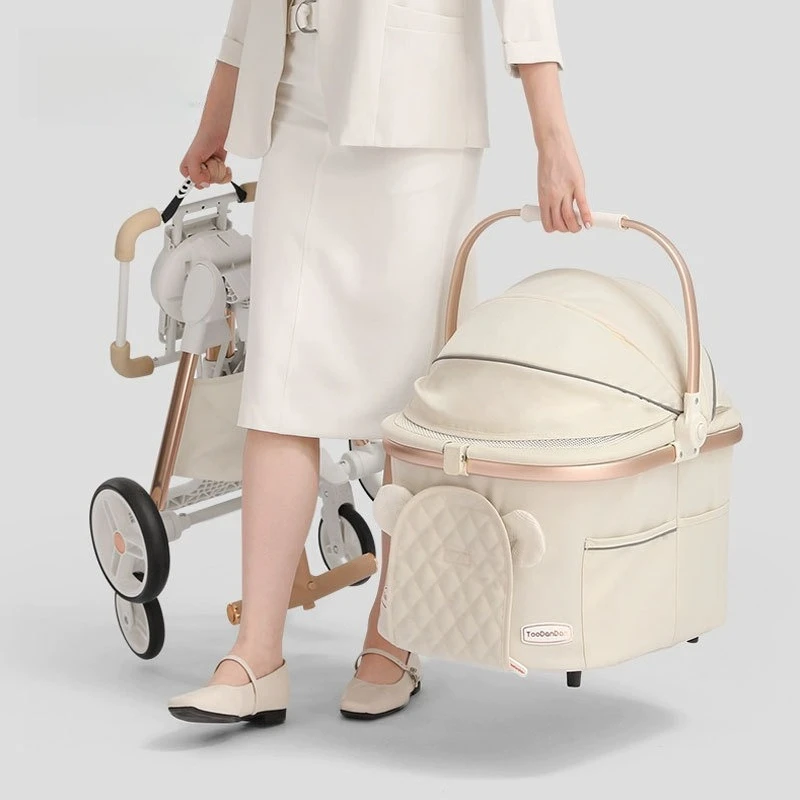 Factory High Landscape Pet Car Horizontal and Vertical Reversable Separation Dog Cart Walking