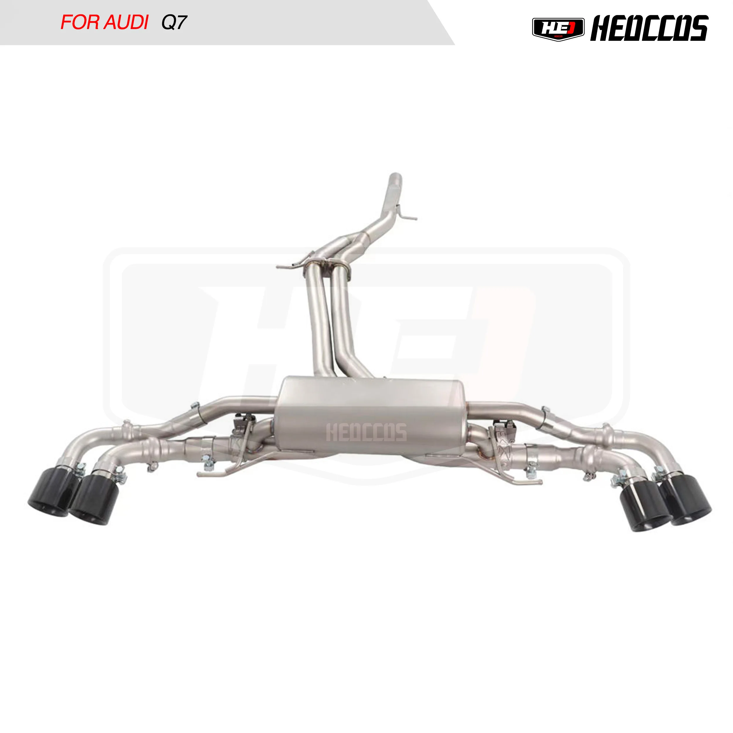 HEO Catback Exhaust For AUDI Q7 Exhaust Excellent Performance Loud Sound Custom Valves Catback Exhaust