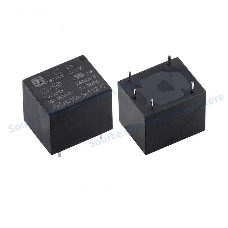 20Pcs Relay MPA-S-105/112/124-A -C 4Pin/5Pin 5V 12V 24V 10A 100% New