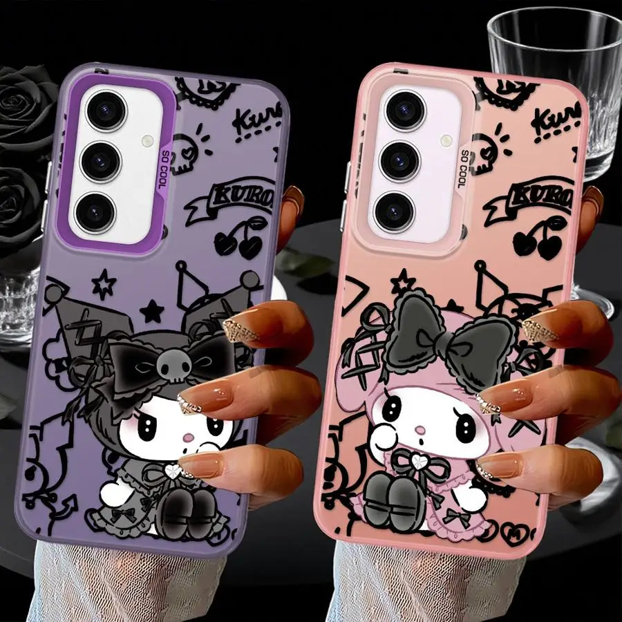 

Cool Kukuromi Phone Case for Samsung Galaxy A71 A52 A51 A56 A54 A35 A72 A73 A26 A36 A53 A55 Soft Cover