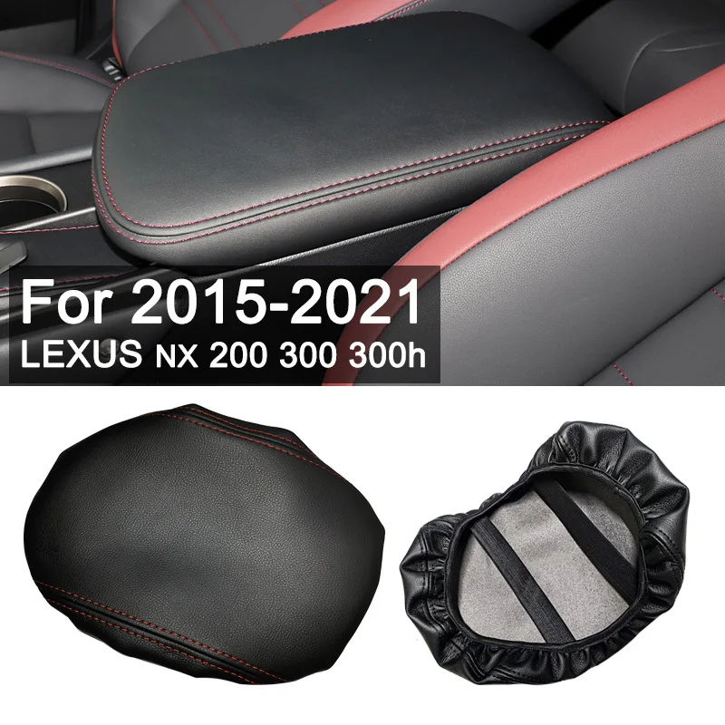 

Кожаный чехол на центральный подлокотник для Lexus NX200/NX300/NX300h 2015-2021-Защитная крышка подлокотника, аксессуары для салона автомобиля премиум-класса