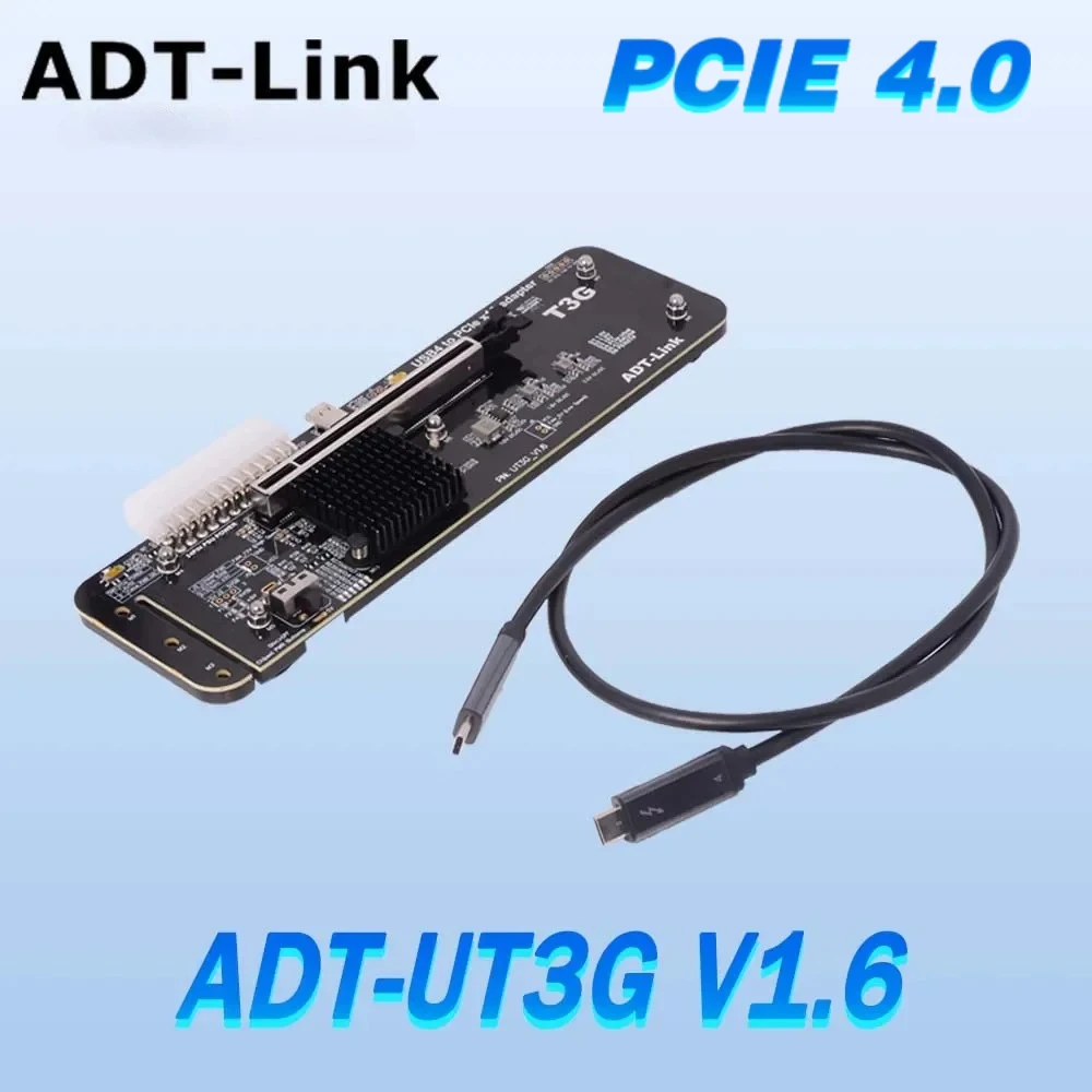 

Notebook External Graphics Card USB4 to PCIe x16 eGPU Adapter PCIe 4.0 X4 Gaming for Thunderbolt 3/4 For NUC ITX STX Laptops PCs
