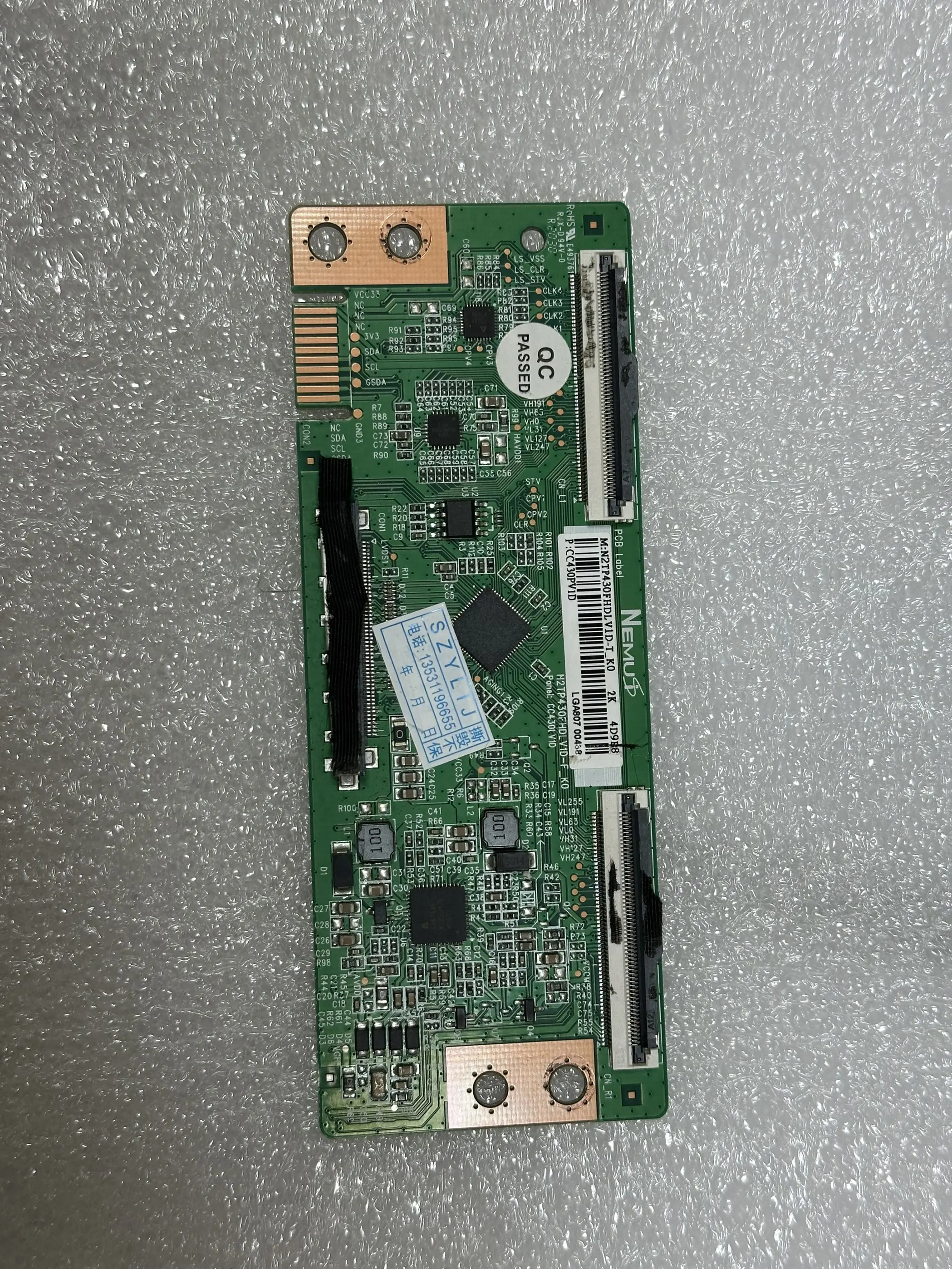 

Хороший тест NTV4300SLED2 LE43A51 43V31 Логическая плата CC430LV1D N2TP430FHDLV1D-F-K0 Плата T-con