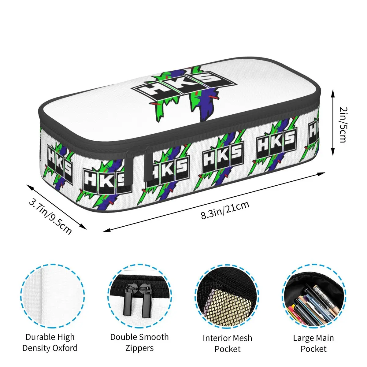 مقلمة HKS للأطفال صندوق القلم المدرسي حقيبة أقلام رصاص لوازم القرطاسية حقيبة حامل القلم