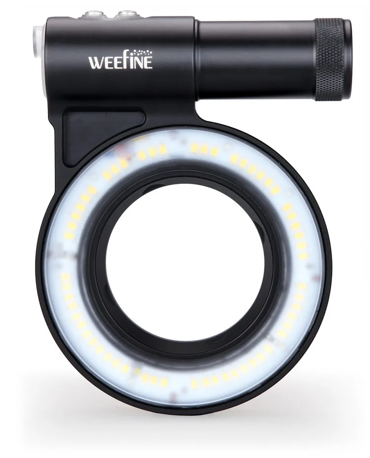 WEEFINE WF058 Ring Light 3000  Lumens with Flash Mode (M67 threaded) for macro photos with any camera from compact to DSLR