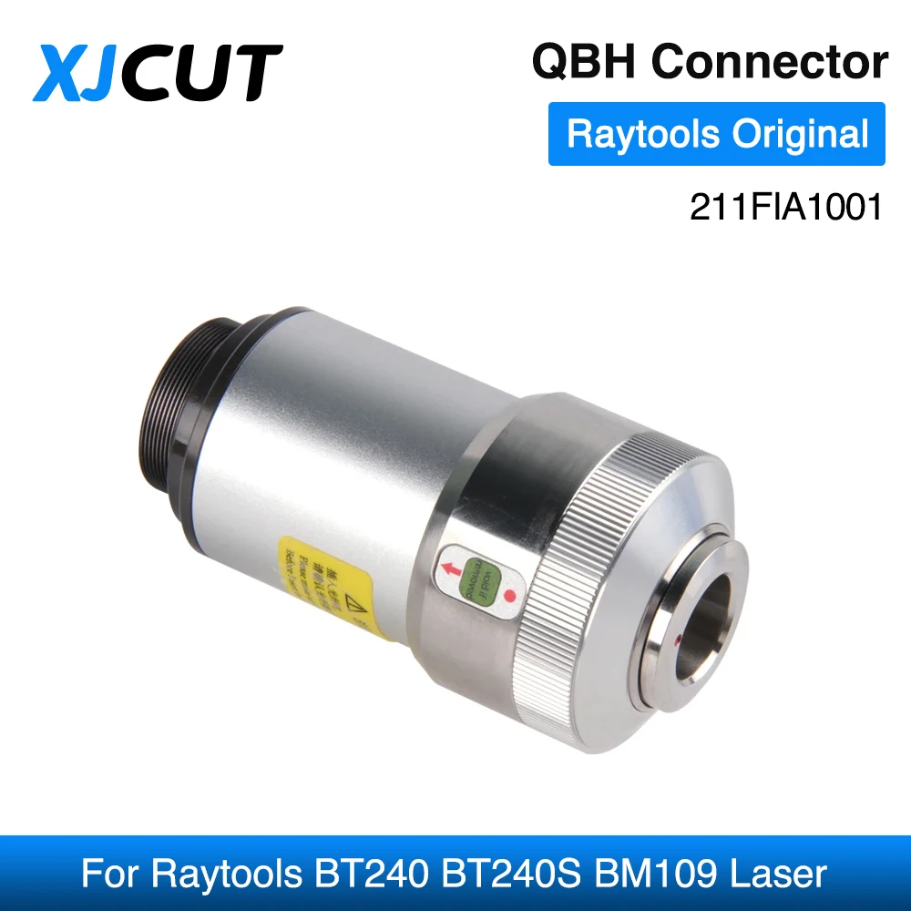 

XJCUT оригинальный интерфейс разъема Raytools QBH для режущей головки волоконного лазера Raytools BT240 BT240S BM109 1064 нм режущий станок
