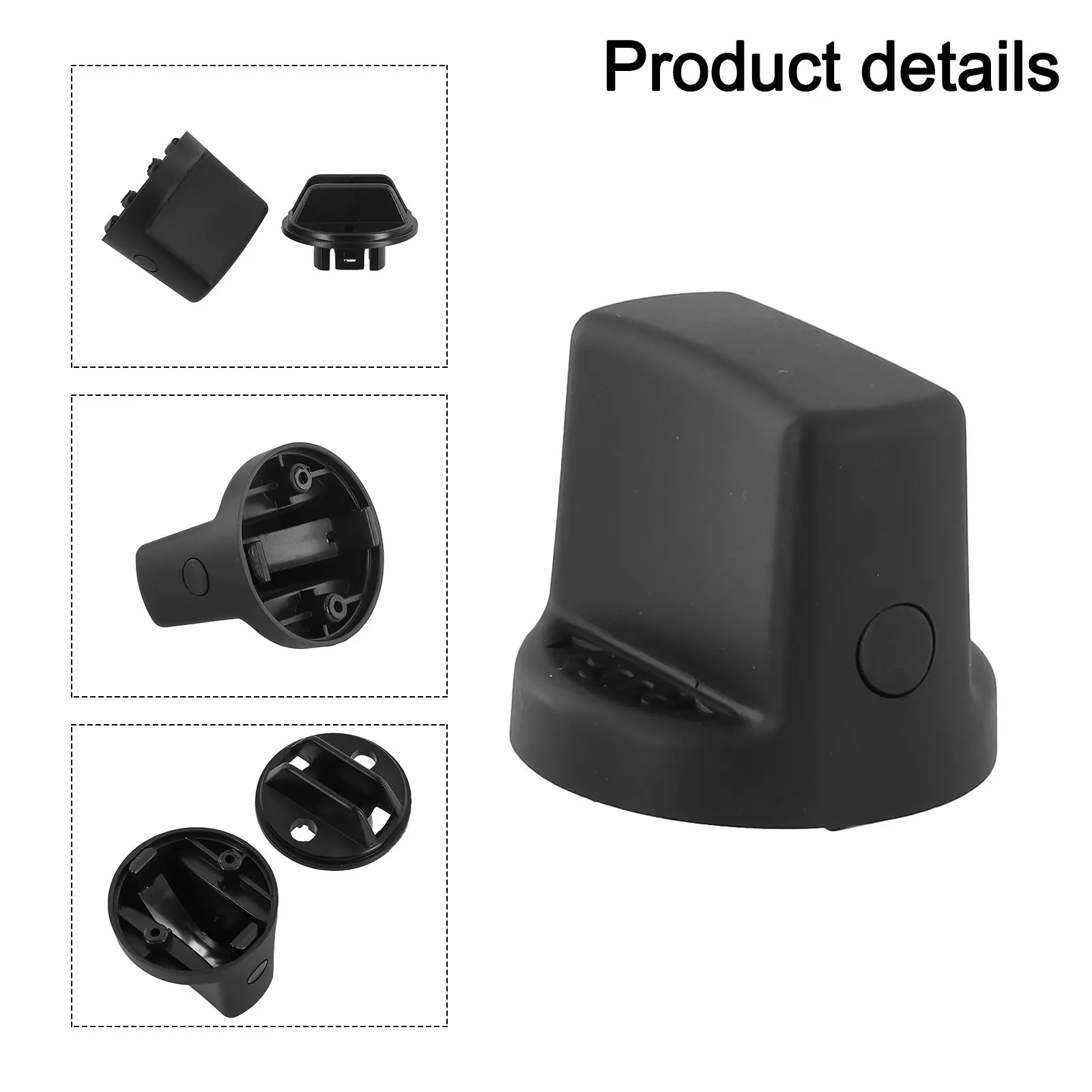 Car Key Replacement Start Switch Insert Anti-Corrosion Feature Black ABS Material Non-Deformation Build For Mitsubishi