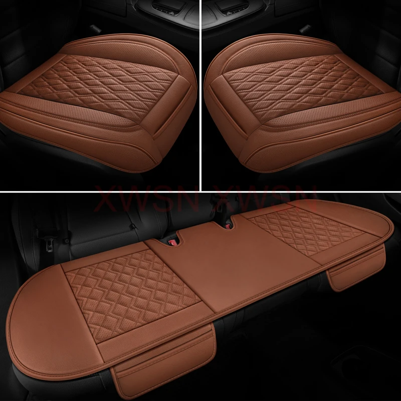 Universal Style Nappa Leather Car Seat Cover Cushion for Geely Emgrand EC7 Nissan Juke Tucson Ford Focus 2 Auto Accessories