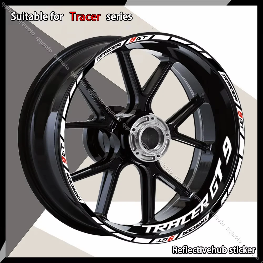 

For Tracer 900GT Tracer9GT tarcer 9 gt Reflective Motorcycle Wheel Sticker Rim Hub Decal Stripe Tape Accessories 2023