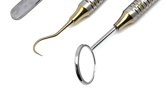 

3Pcs/Kit Dental Mouth Mirror Tweezers Curve Probe Dentist Instrument Teeth Care Cleaning Dental Tools