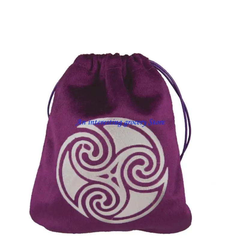 652D Tarots Deck Holder Soft Tarots Card Bag Portable Dices Holder Organizers Crystal Tarots Gifts Packaging Bag Enduring