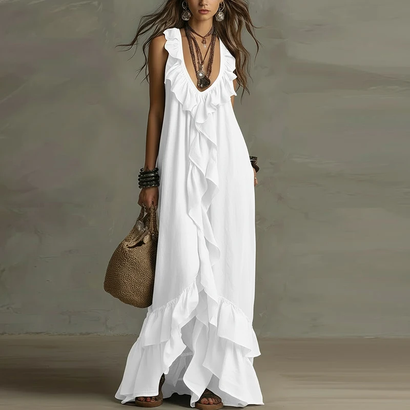 loose holiday dresses Amazon.com: DUYHBAWRS Beach Dresses Loose Temperament ms. xia Elegant Cotton and Linen Slim Short Sleeve Long Holiday Dress Bikini(S Code) : Clothing, Shoes & Jewelry