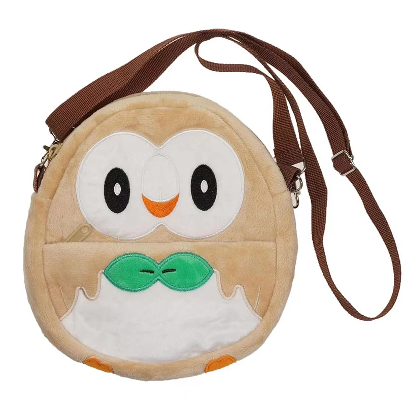 Pokemon Animation Game Peripheral Toys Rowlet Lucario Cartoon Bundle Capacity Cute Cloth Crossbody Bag Drawcord Storage Bag