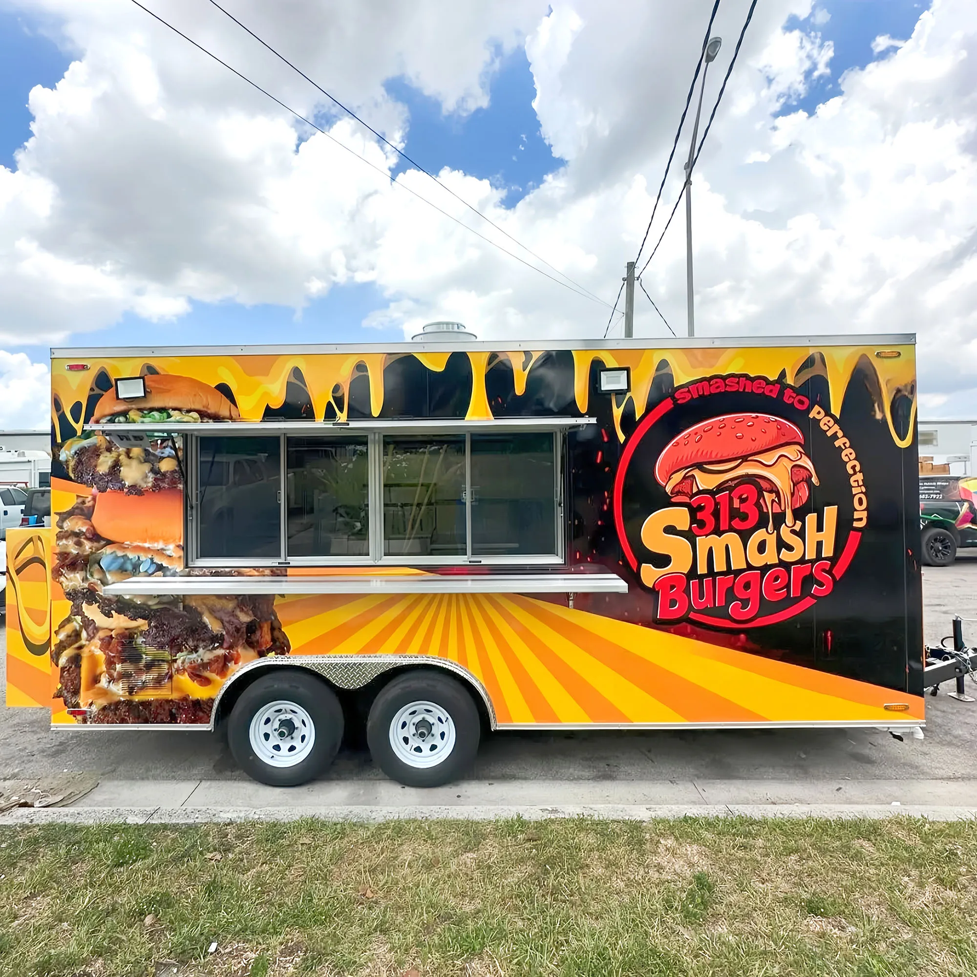 

Fast Concession Trailer Food Truck Electric Street Kiosk Tuk Crepe Cart Mobile Food Cart Design