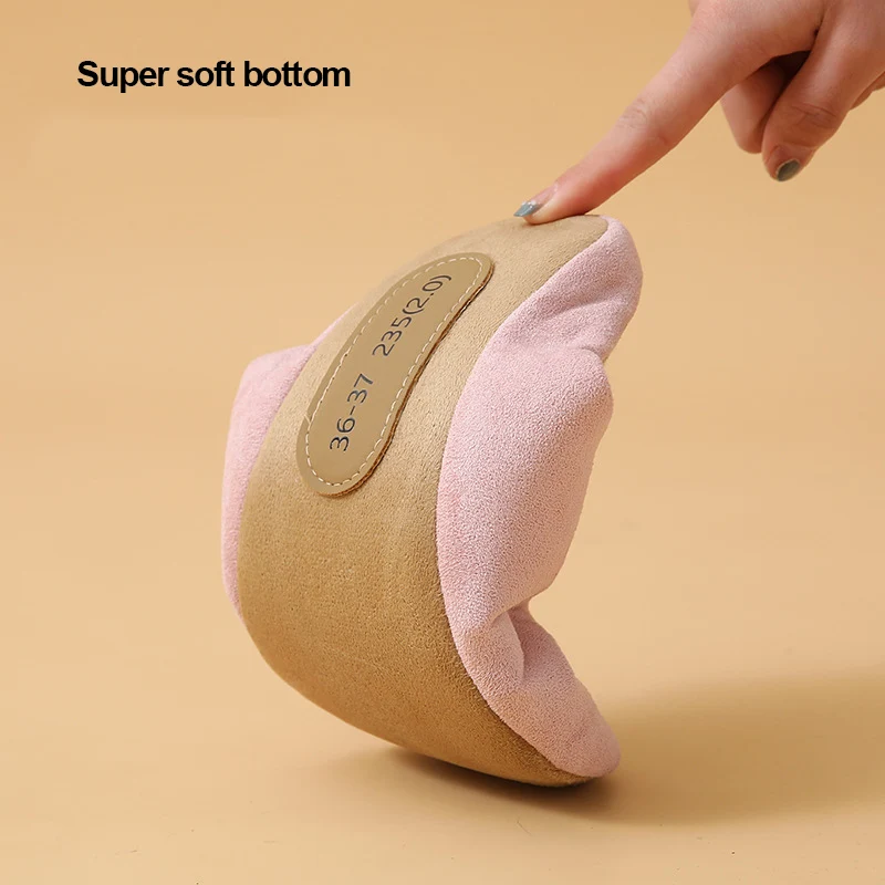 Zapatillas de interior silenciosas de estilo japonés Unisex, zapatos de algodón ligeros y súper suaves para el hogar, Zapatillas de casa cómodas para otoño e invierno para mujer