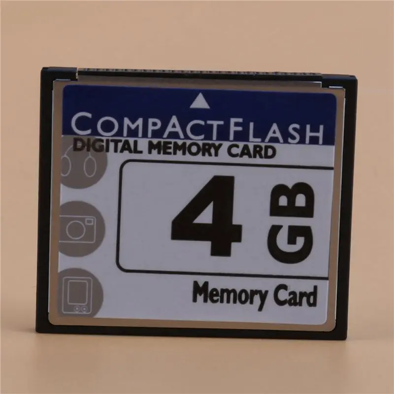 5X Professional 4GB Compact Flash Memory Card(White&Blue)