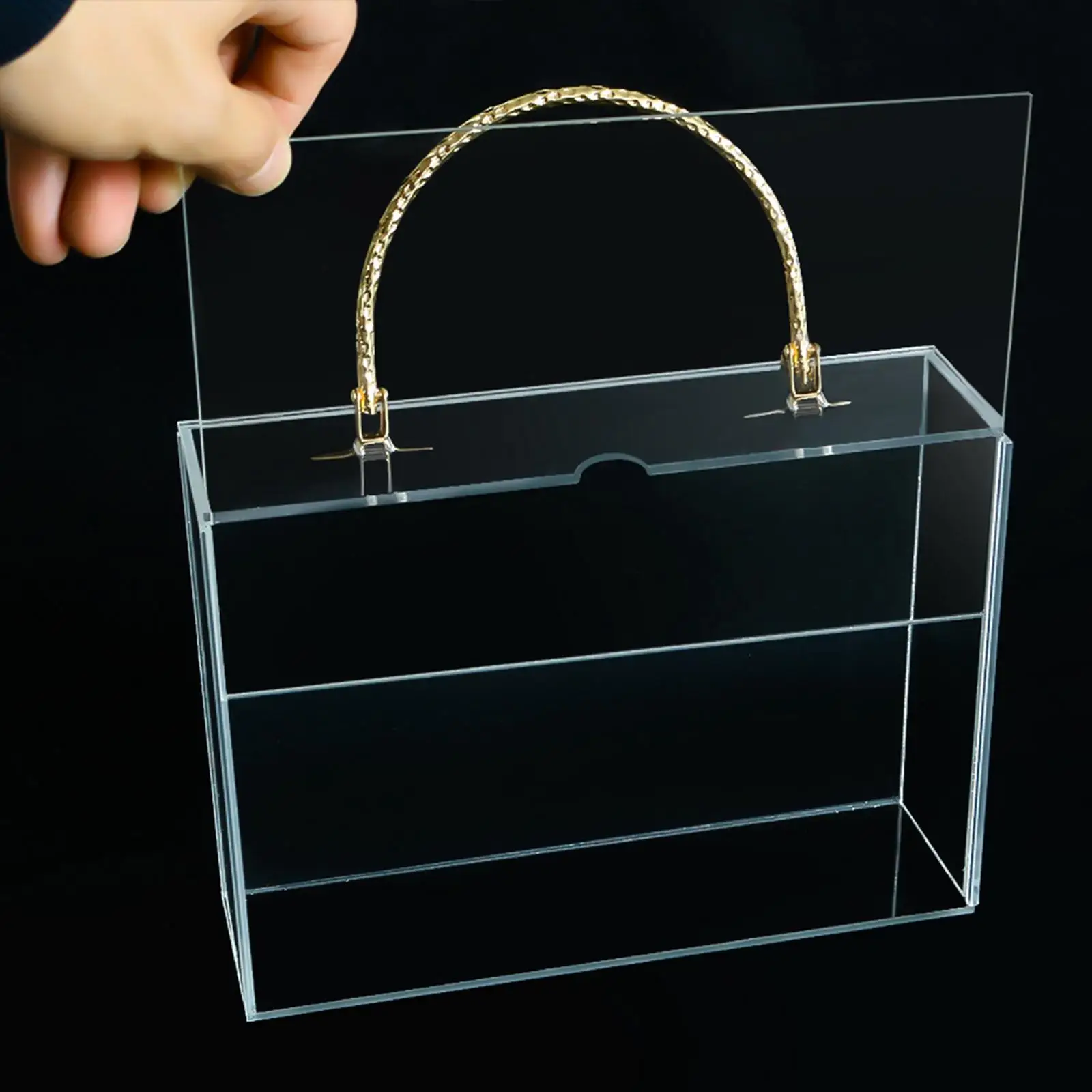 

Прозрачная акриловая цветочная коробка, цветочная композиция, подарочные коробки для детской одежды