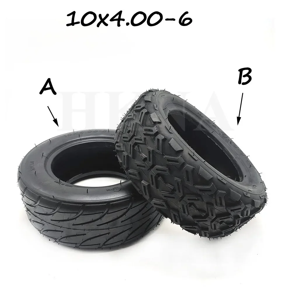 10X4.00-6 Tubeless Tyre 10*4.00-6 Vacuum Tire for ATV Mini Motorcycle E-Bike  Electric Balancing Car Scooter Parts