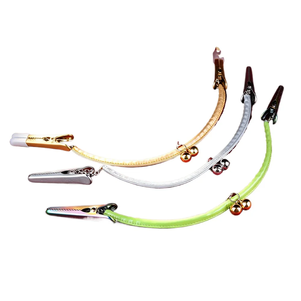 New Rope Bondage Nipple Clamps with Jingle Bells – Couples Flirt & Training, Adult Sex Toy & Adult Game view 2