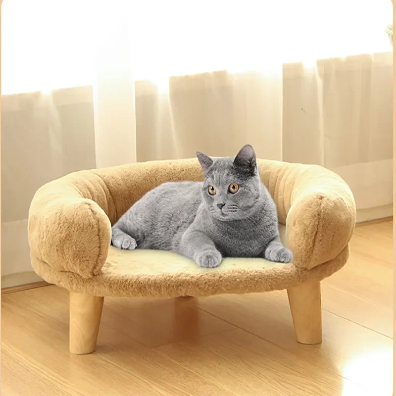 Soft Cat Bed Sofa for Cats Small Dogs Pet Cat Nest Kitten Plush Warm Puppy Bed Basket Pet Supplies